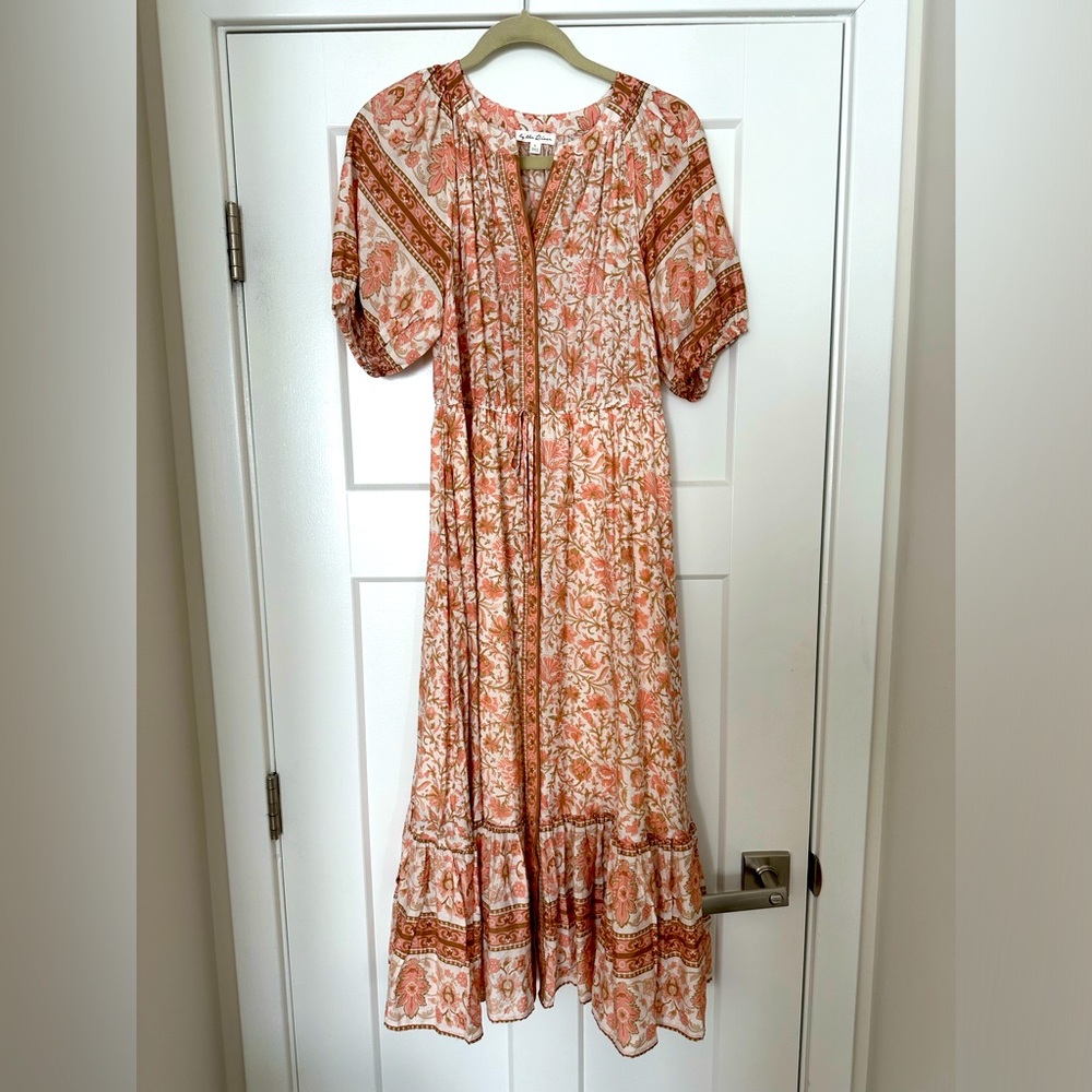 Printed midi dress